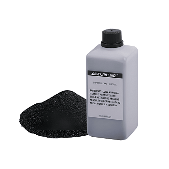 Смесь абразивная (пупершлак для пескоструя) WALCOM, флакон 0,7 кг